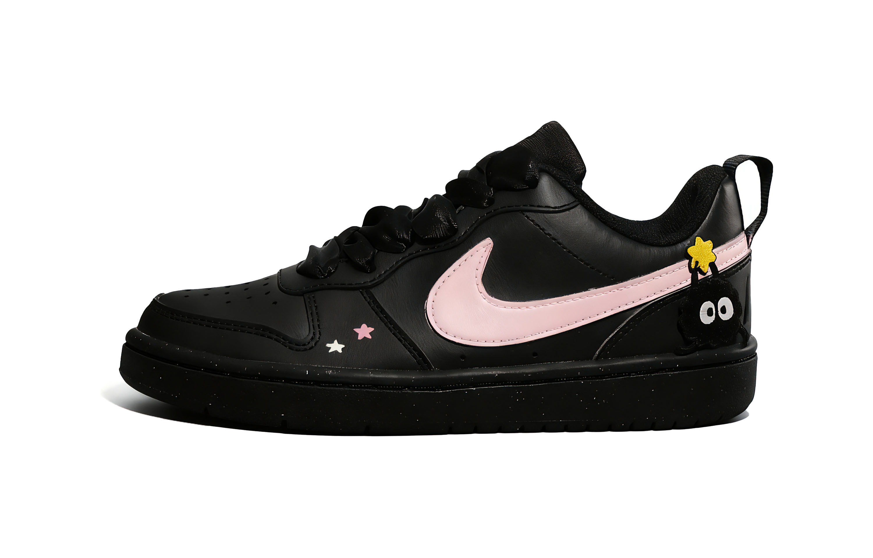 

Court Borough Coal Ball Story нескользящие низкие детские скейтбординг кроссовки для подростков Nike, черный