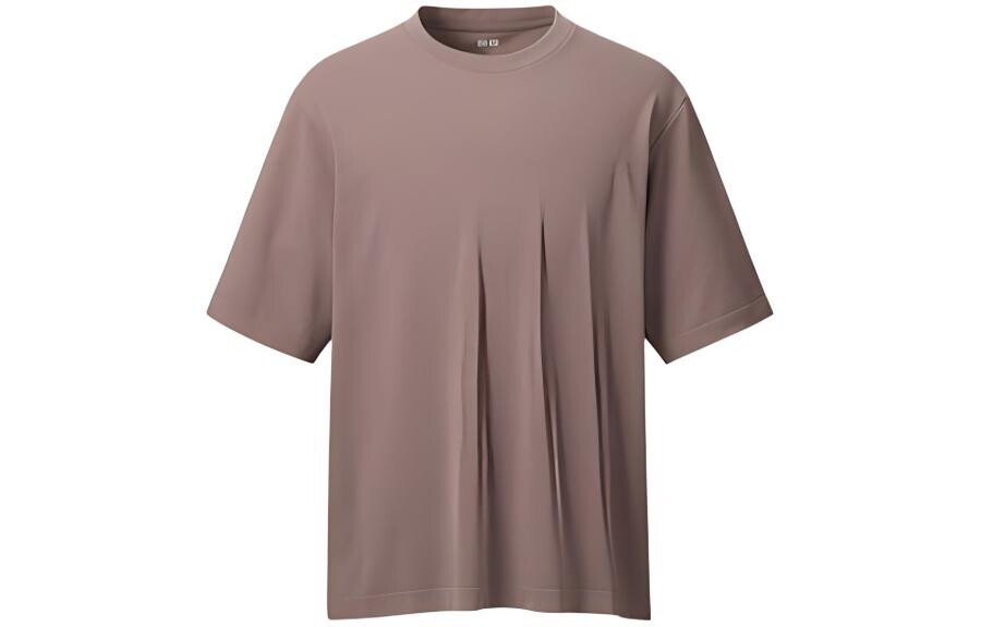 

Футболка U Collection мужская коричневая Uniqlo, коричневый