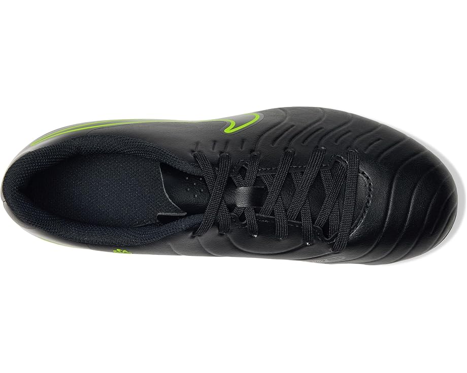 Кроссовки Nike Kids Jr. Tiempo Legend 10 Club Multi-ground Low-top Soccer Cleats, цвет Black/Volt — фото 2