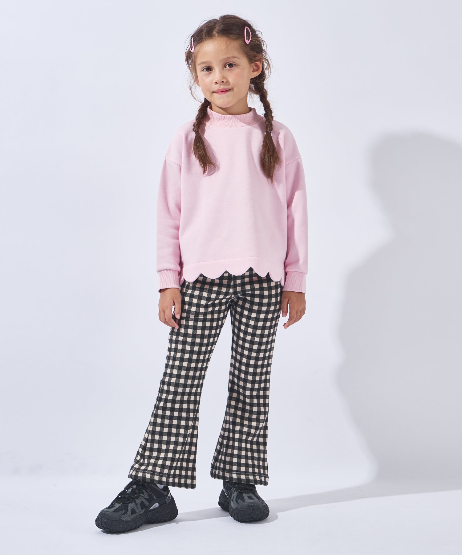 Толстовка на флисовой подкладке с фестончатым краем Ever Closet, pink — фото 2
