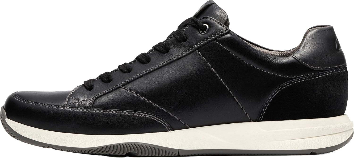 Мужские кроссовки Clarks Townview с шнуровкой, черный — фото 3