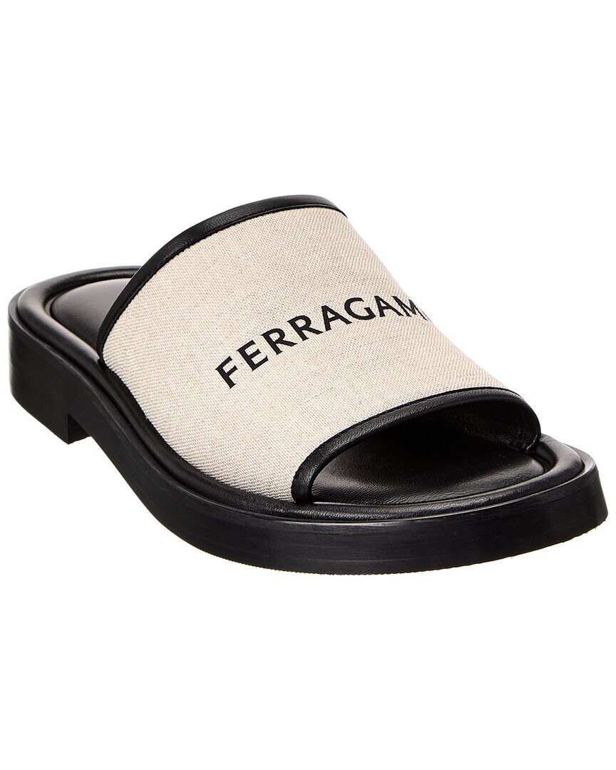 Стеганые кожаные туфли Ferragamo Vara Salvatore Ferragamo, черный