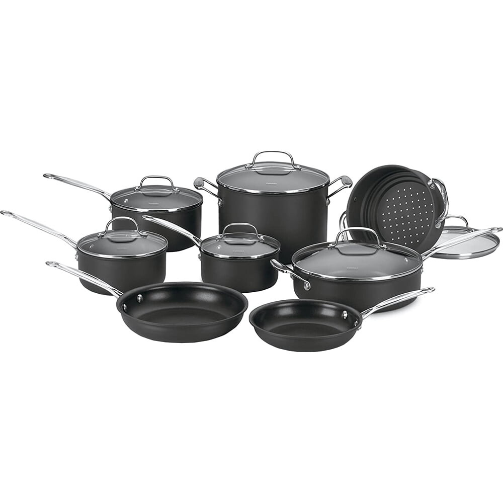 

Набор посуды с крышкой Cuisinart Chef's, 14 предметов