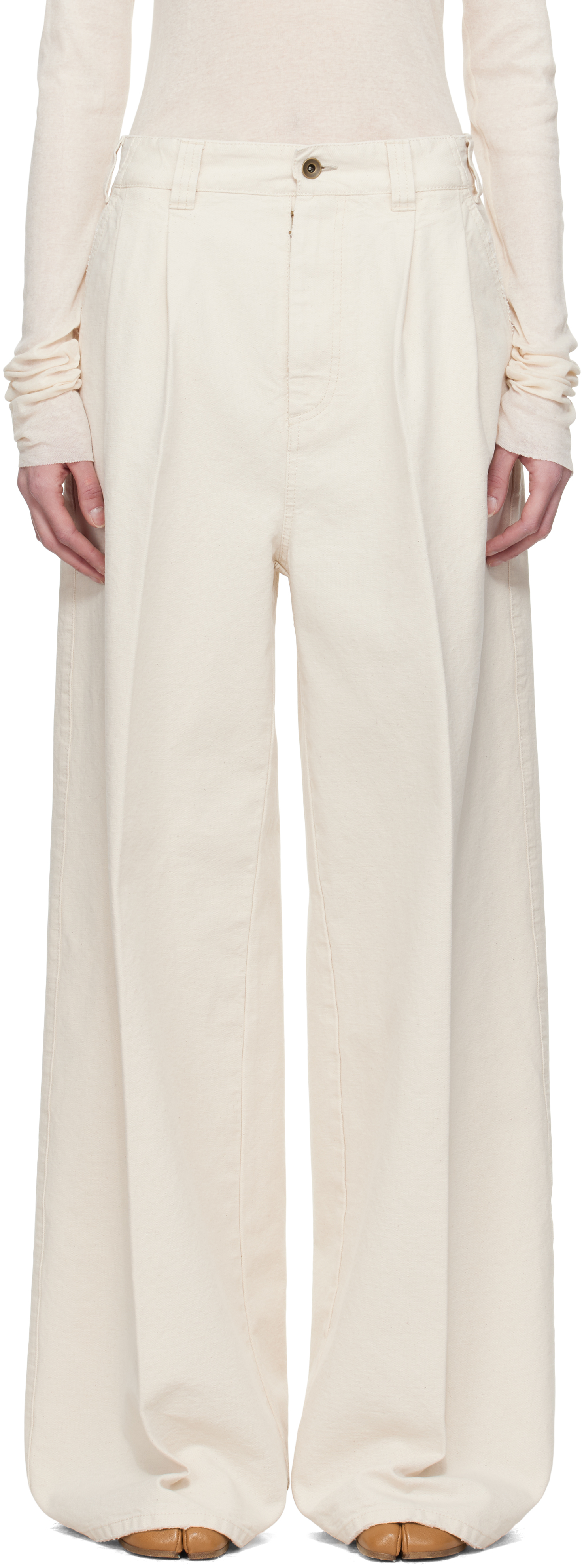 

Джинсы Off-White Pleat Maison Margiela