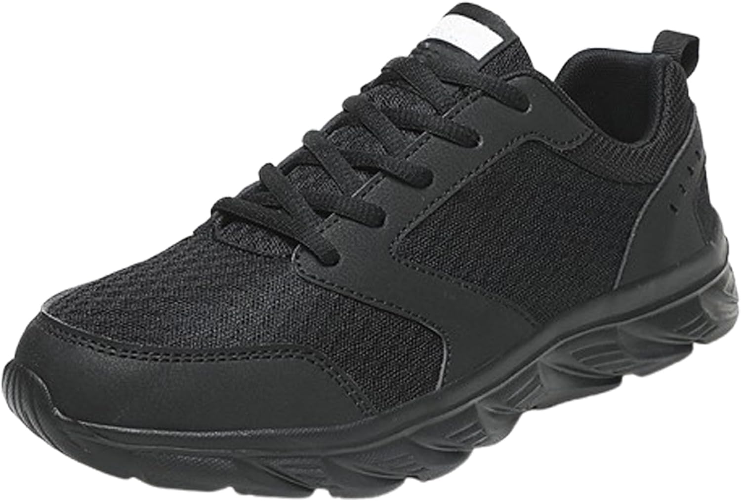 

Мужские прогулочные туфли с поддержкой - легкие кроссовки, дышащие ортопедические Generic, черный