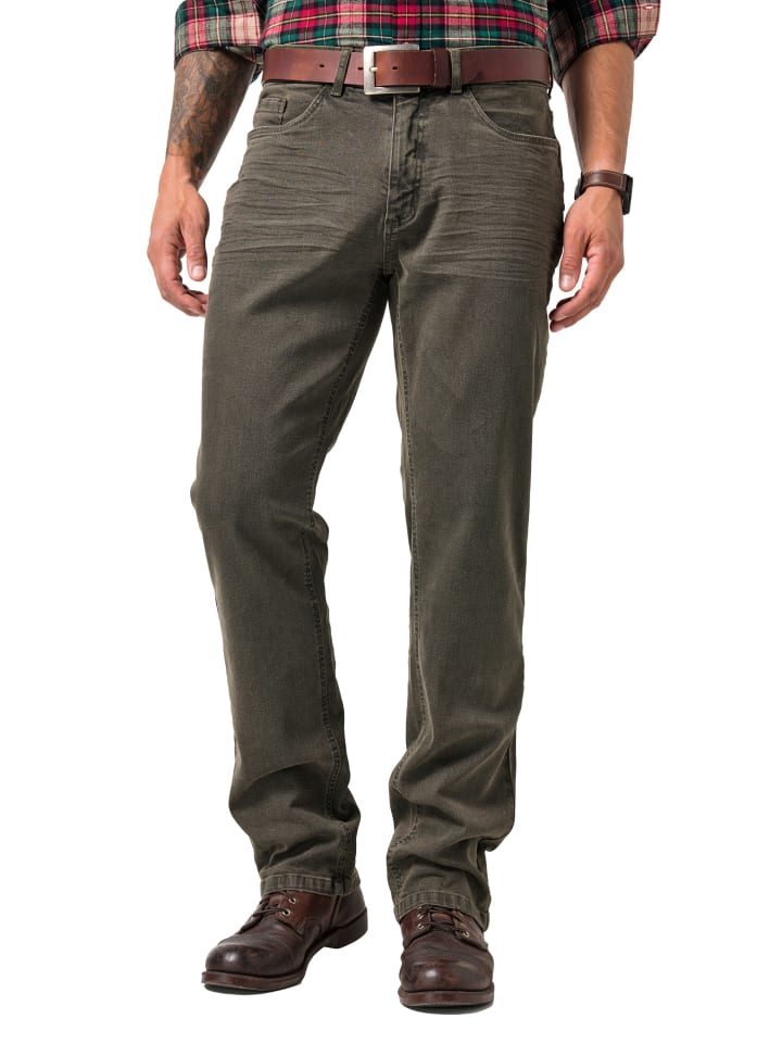 

JP1880 Темно-оливковые джинсы