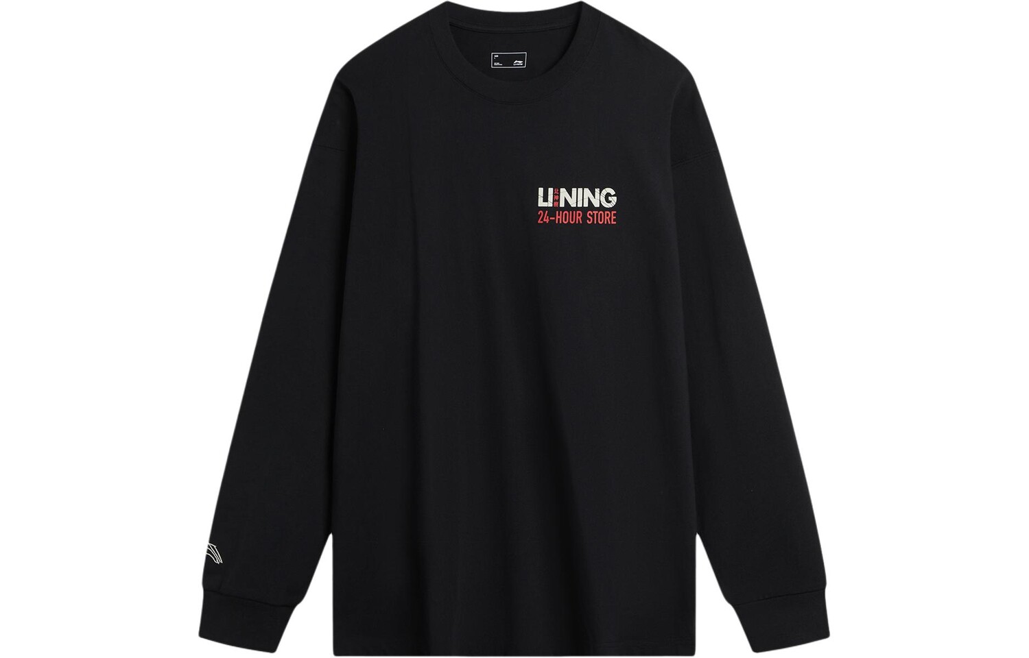 

Футболка для скейтбординга унисекс, черная Lining, черный