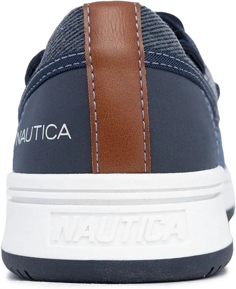 Мужские повседневные топсайдеры Nautica, лоферы с мок-ноу и мягкой стелькой, кроссовки в морском стиле, темно-синий — фото 3