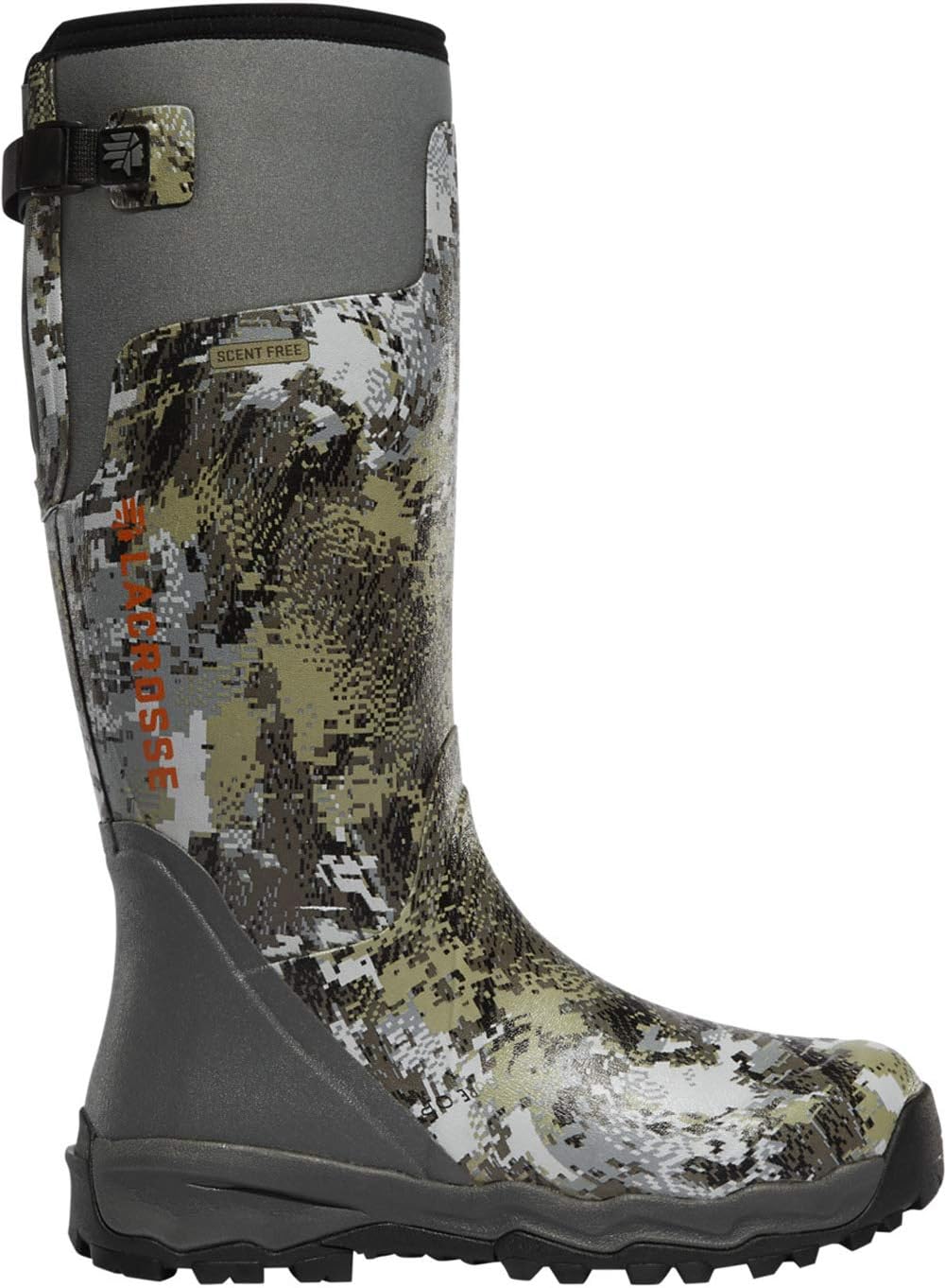 

Мужские охотничьи и ботинки LaCrosse Burly Rubber - водонепроницаемые резиновые, с пенным утеплителем, верхним ремешком, стелькой из ЭВА и противоскользящей подошвой, Gore Optifade Elevated II