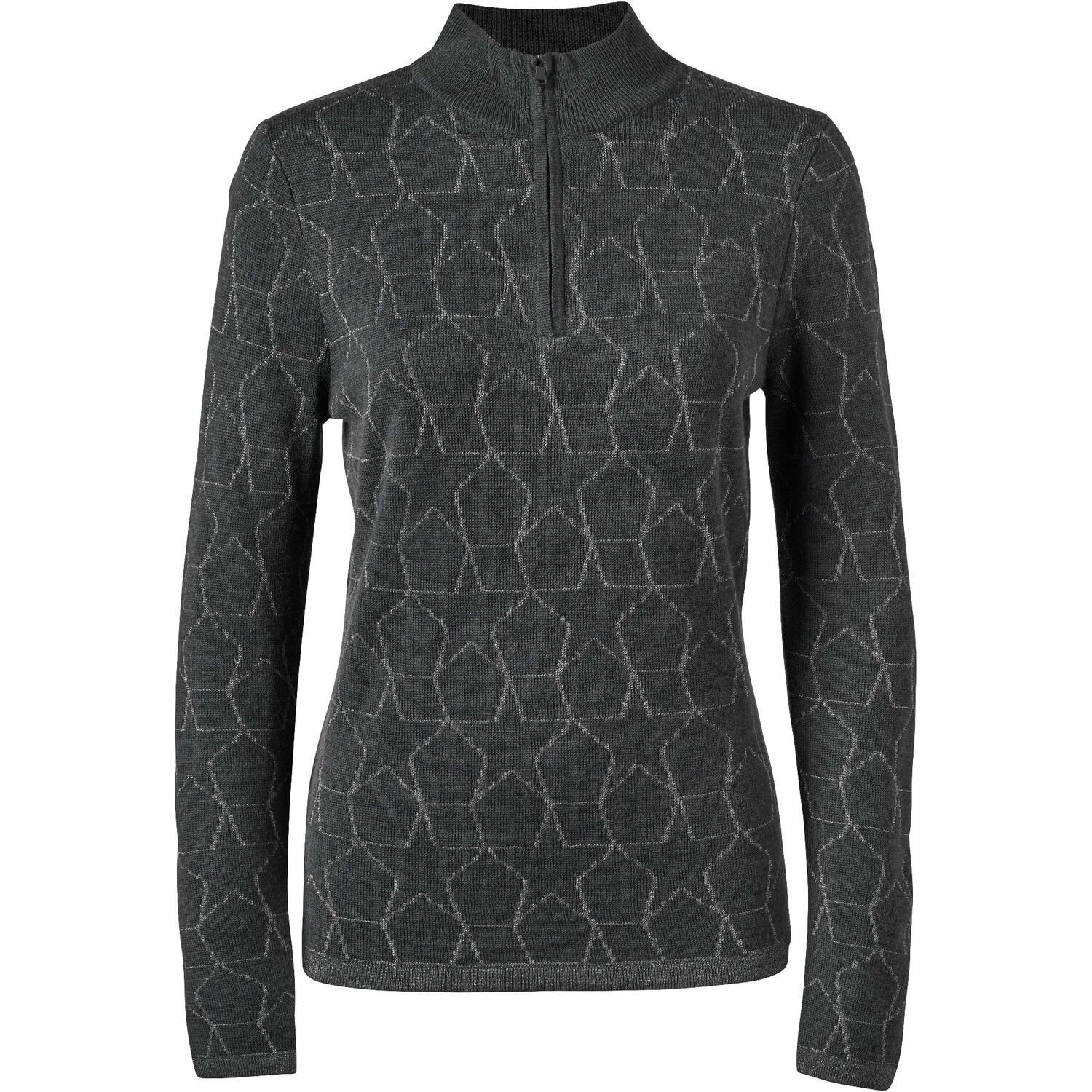 

Женский свитер Felicia с застежкой-молнией до половины Meister, Dark Grey/Silver
