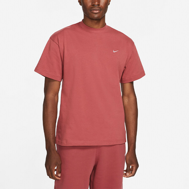 Футболка мужская Laser Crimson/Cedar Nike, цвет Laser Crimson/Cedar — фото 2