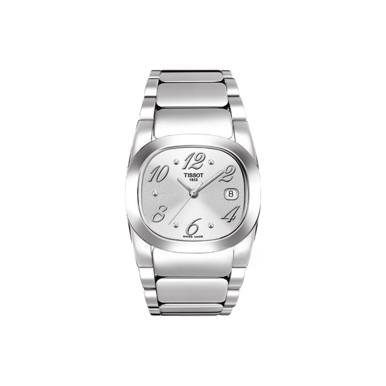 

TISSOT Часы Quartz Movement Women's Watch Watch 28mm Silver Dial Stainless Steel Case Stainless Steel Watchband, Silver Dial