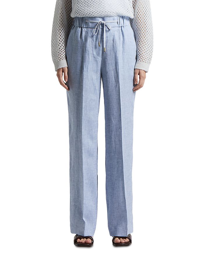 

Брюки на завязках Peserico, синий