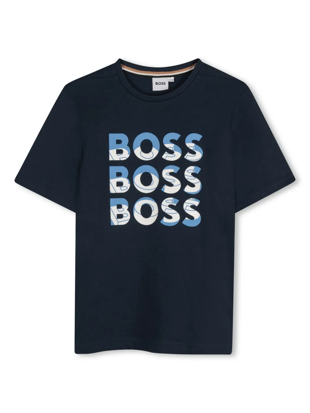 

Футболка с короткими рукавами BOSS Kidswear, синий