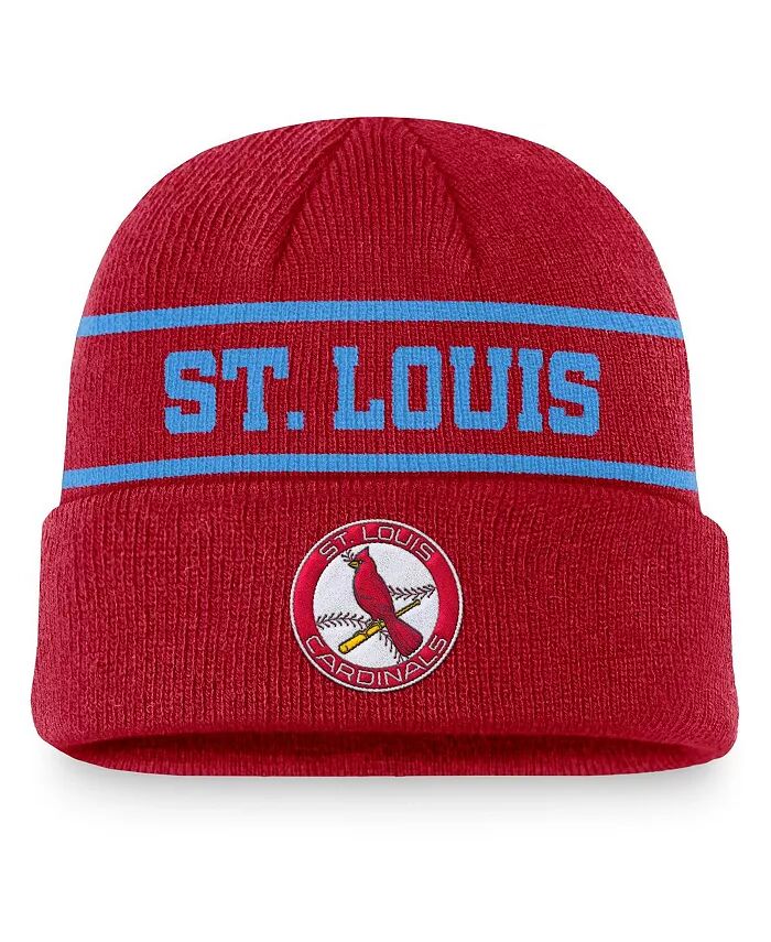 

Мужская красная вязаная шапка St. Louis Cardinals Cooperstown Collection Rewind Terra с манжетами Nike, красный