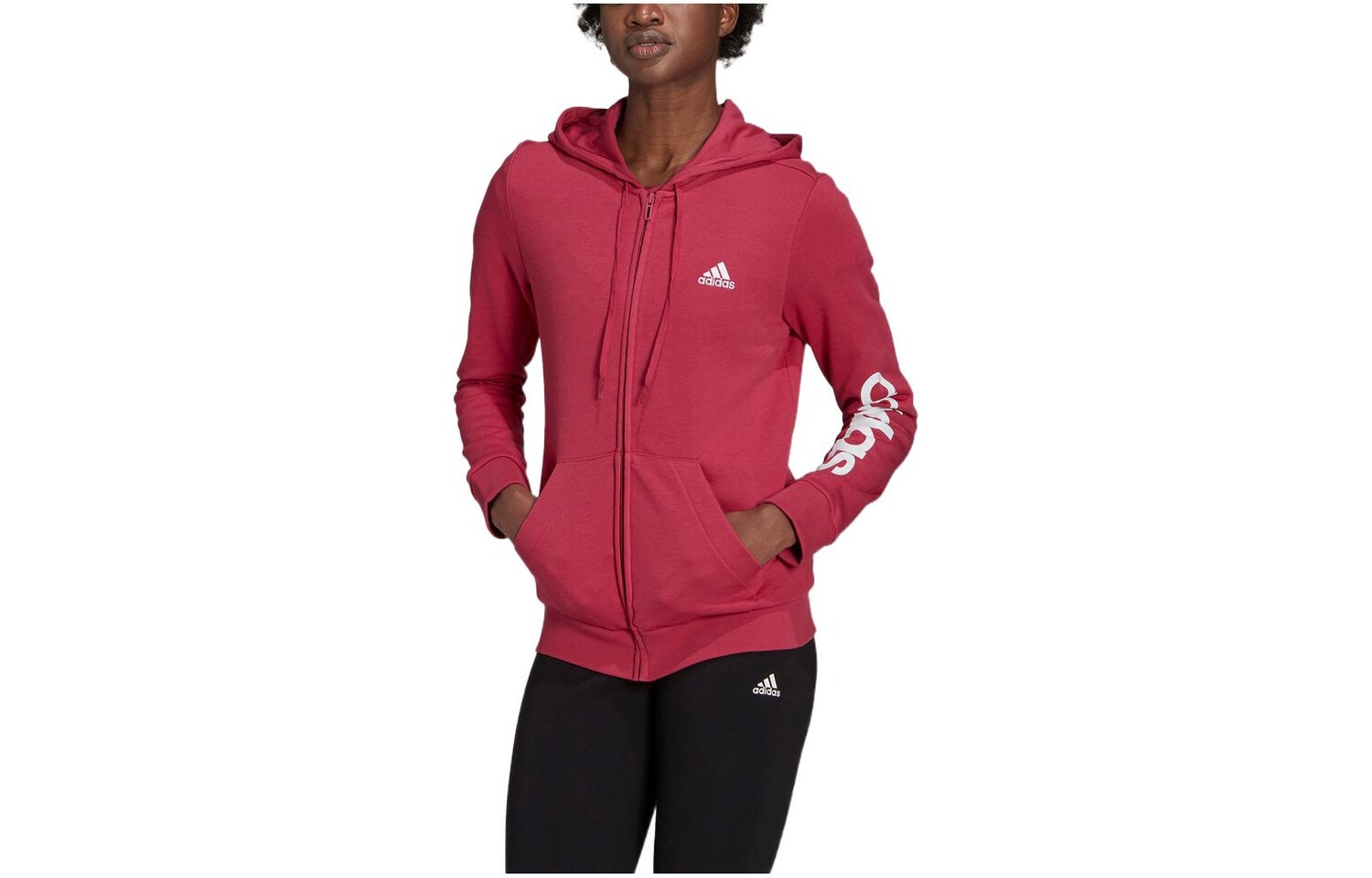 

Куртка женская красная Adidas
