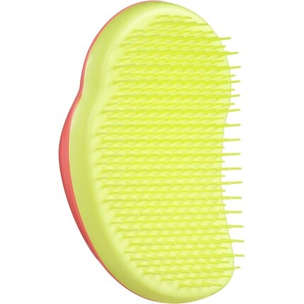 

Tangle Teezer Оригинальная расческа для распутывания волос с двухъярусными зубцами, удобный дизайн для ладони, лососево-розовый, ярко-желтый