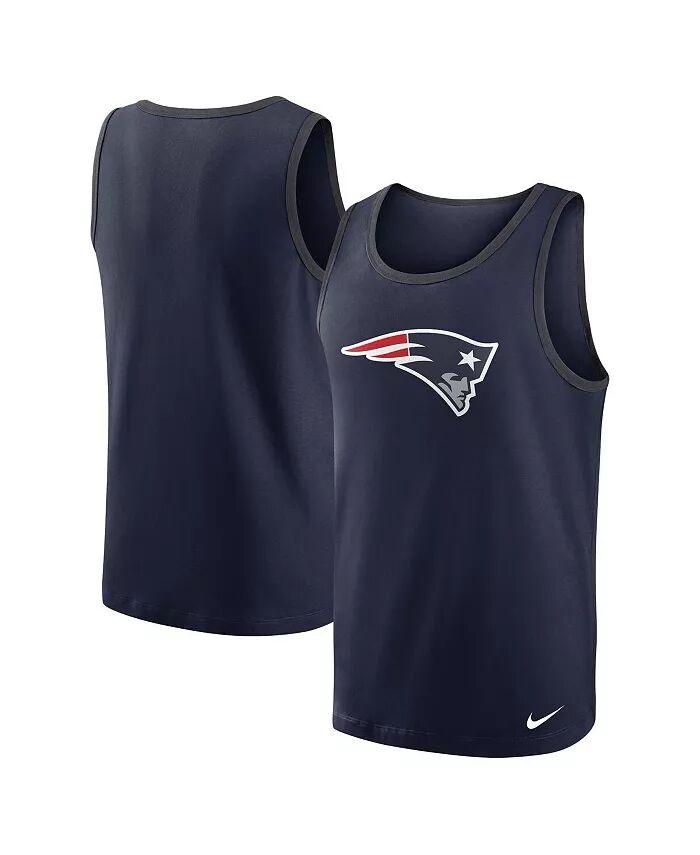 

Мужская темно-синяя майка New England Patriots Tri-Blend Nike