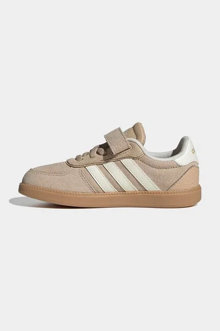 Кроссовки детские BREAKNET SLEEK Adidas, бежевый — фото 4