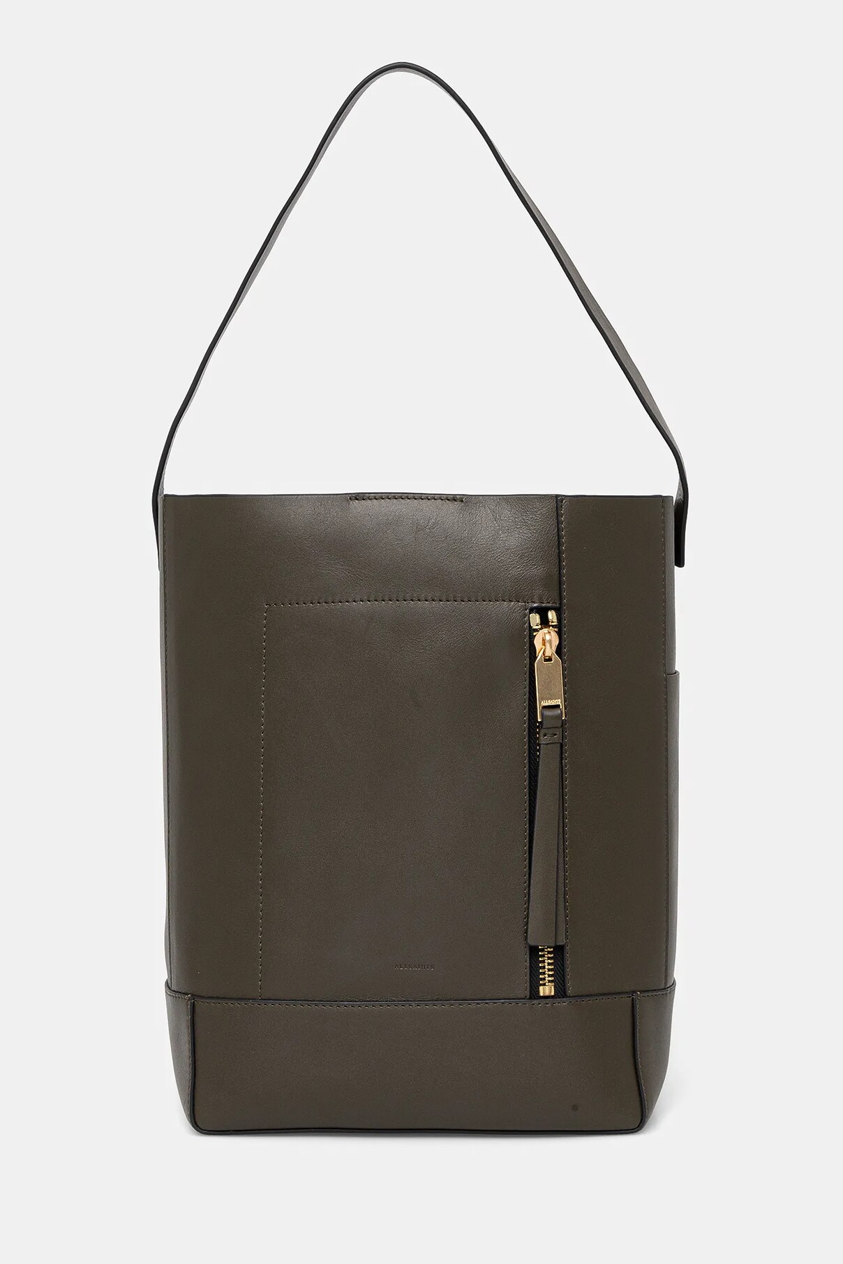 

Кожаная сумка AllSaints ALBA HOBO, зеленый