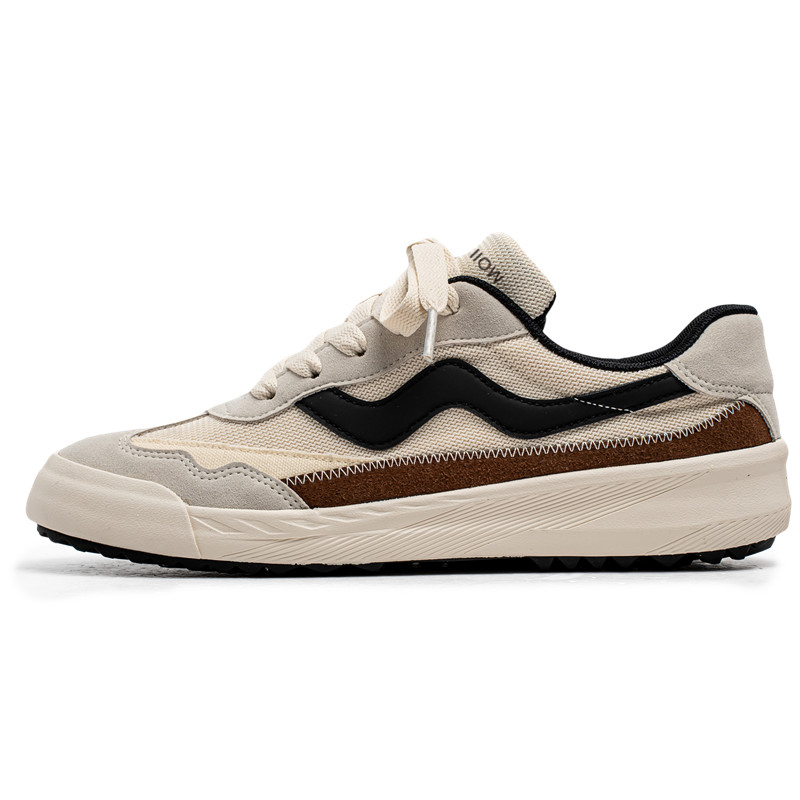 

Низкие повседневные туфли мужские MIIOW, Beige Black