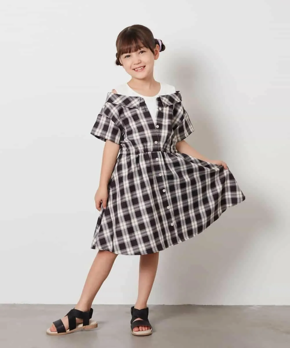 Многослойное платье с открытыми плечами Avv, цвет Black — фото 4