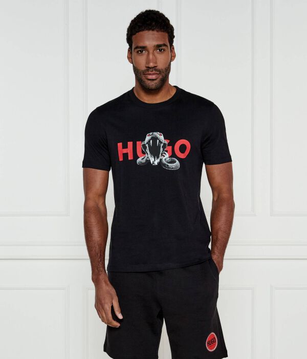 

Футболка Hugo Deyladec Regular Fit, черный