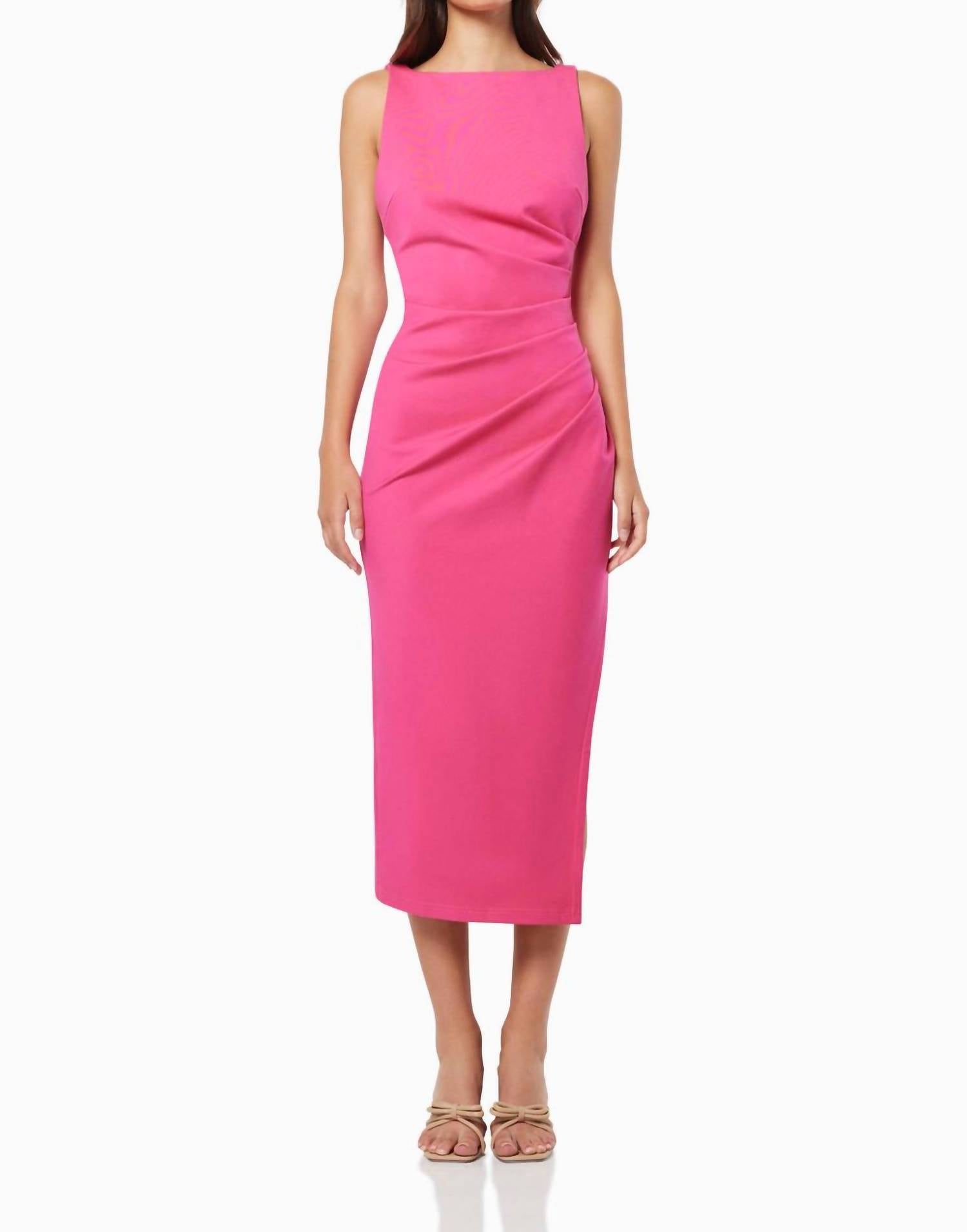 

Буйное платье в розовом ELLIATT