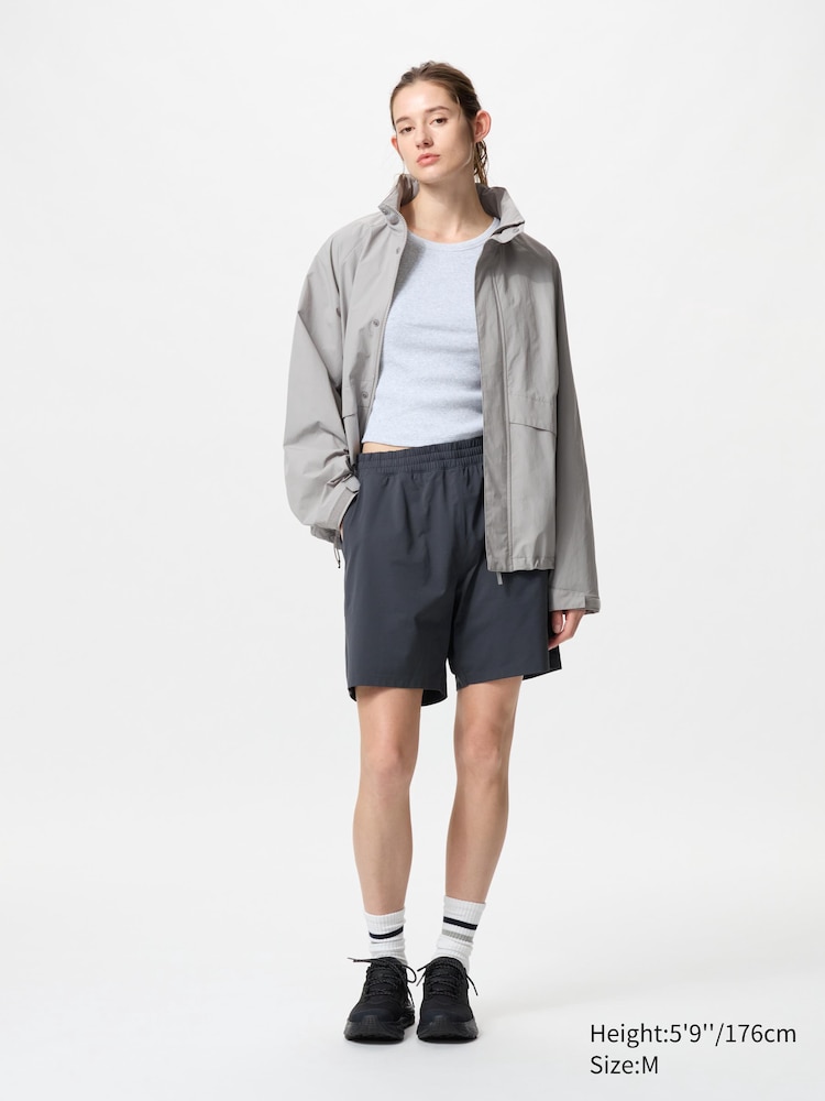 Ультраэластичные шорты для активного отдыха Uniqlo, цвет 31 бежевый — фото 2
