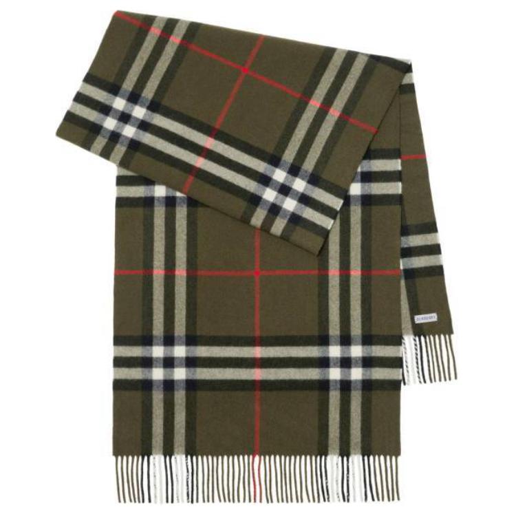 

Клетчатая бахрома шарф Burberry