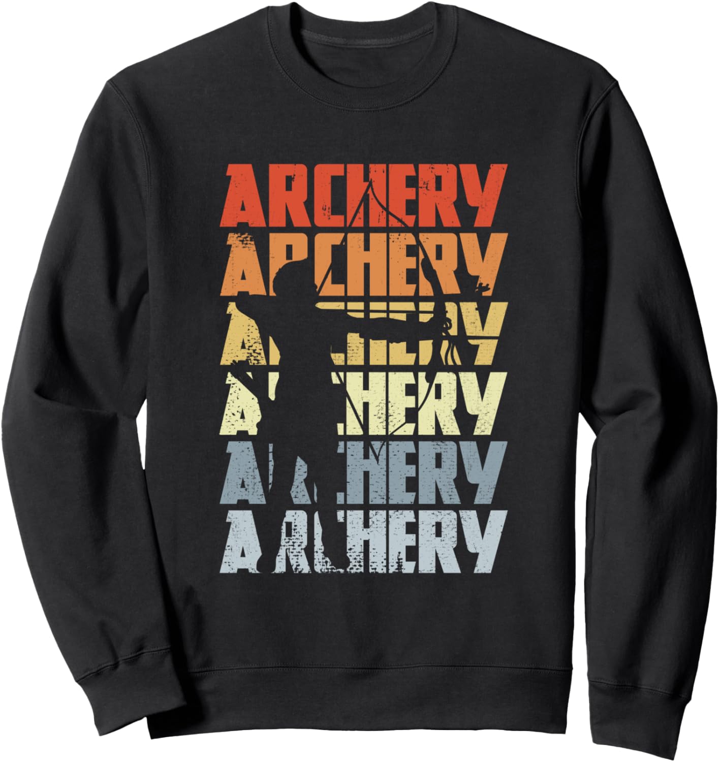 

Винтажная толстовка для лучника в стиле стрелок из лука Funny Archery T-Shirts And Giveaways, черный