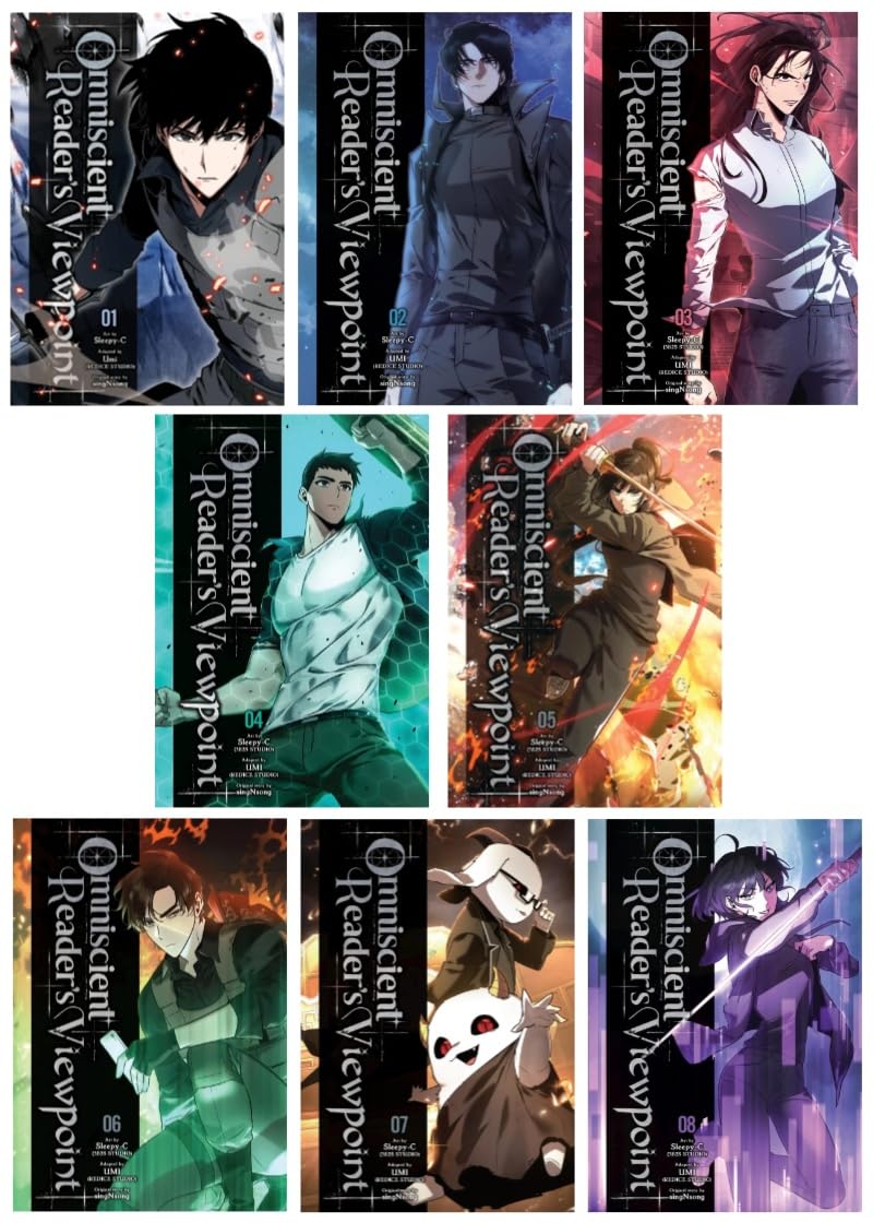 

Omniscient Reader’s Viewpoint Manga Series 8-Book Collection Set (Vol. 1 to 8) - Fantasy Action Webtoon Adaptation (Ize Press)