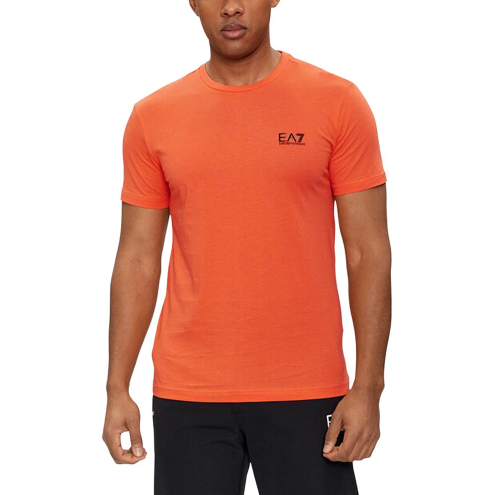 

Футболка Ea7 Identity EMPORIO ARMANI, оранжевая