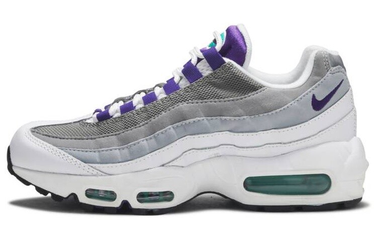 Кроссовки Nike Air Max 95, серый/белый/сиреневый