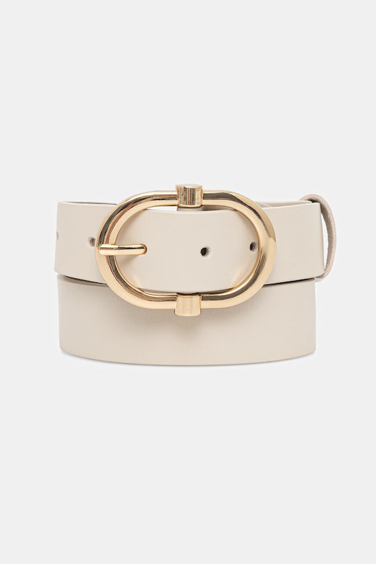 

Кожаный ремень Answear.Lab, бежевый