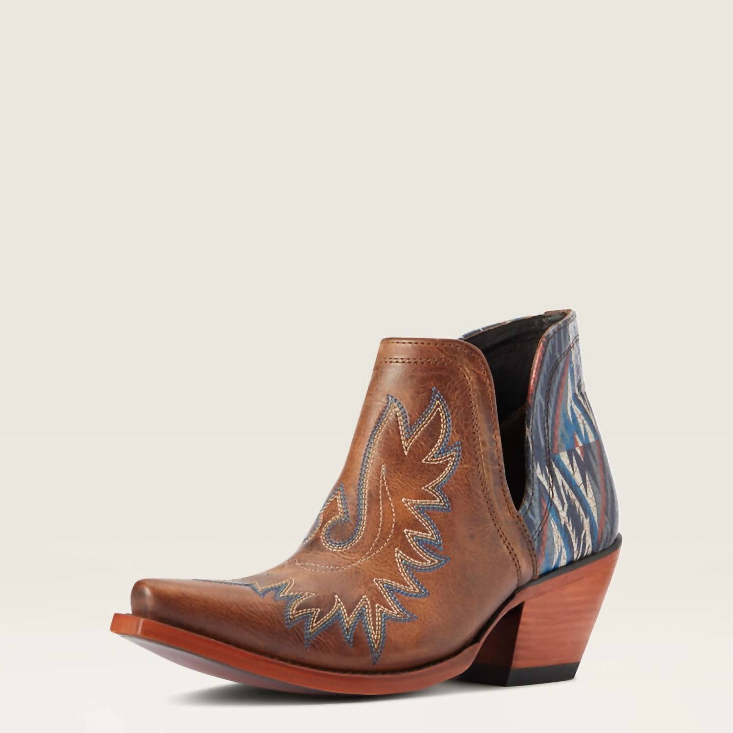 Женские ботинки Ariat Dixon Chimayo ковбойские на каблуке, мультиколор — фото 2