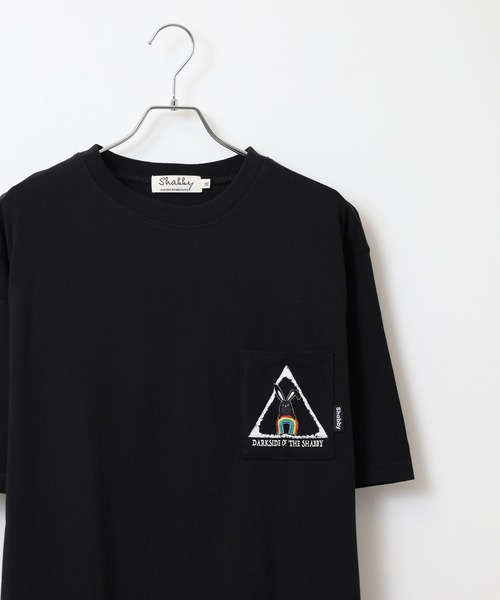 

Футболка с коротким рукавом, принт SHABBY, унисекс, бренд FUNALIVE, черный