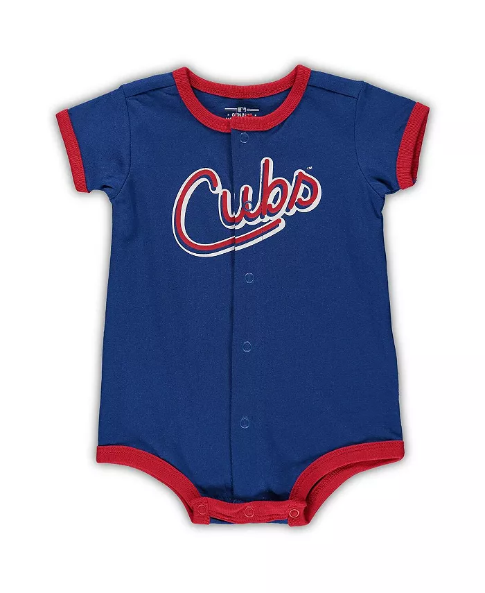 

Детский комбинезон Royal Chicago Cubs Stripe Power Hitter для мальчиков и девочек Outerstuff