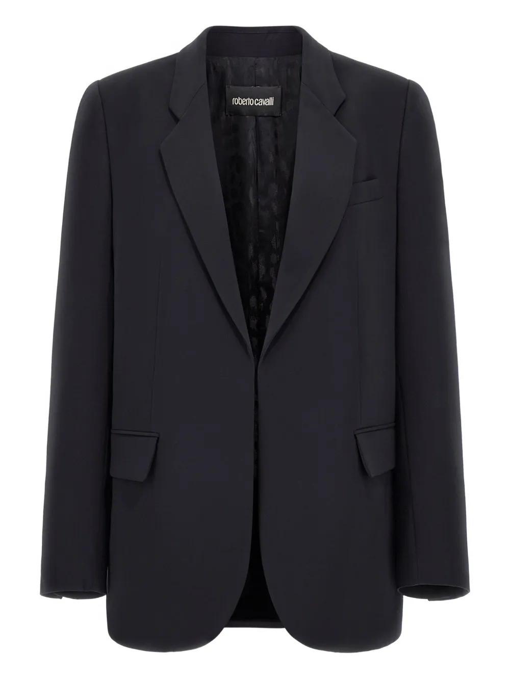 

Пиджак с подплечниками Roberto Cavalli, черный