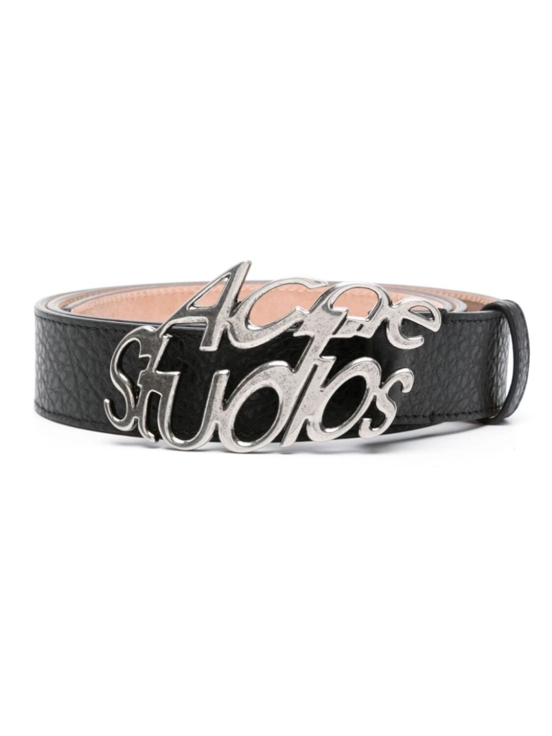 

Ремень с пряжкой-логотипом Acne Studios, черный