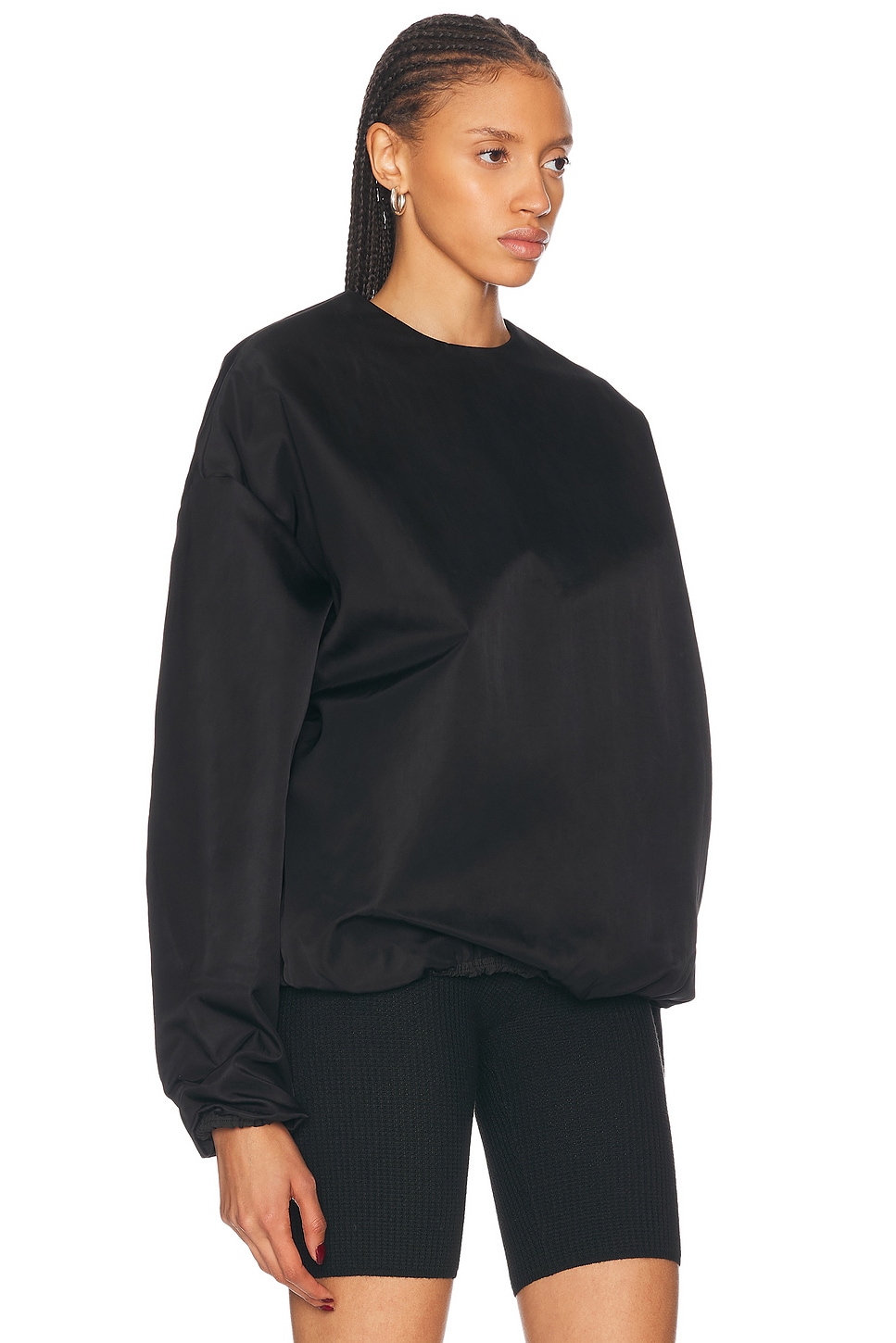 Толстовка с круглым вырезом Fear of God ESSENTIALS, черный — фото 2