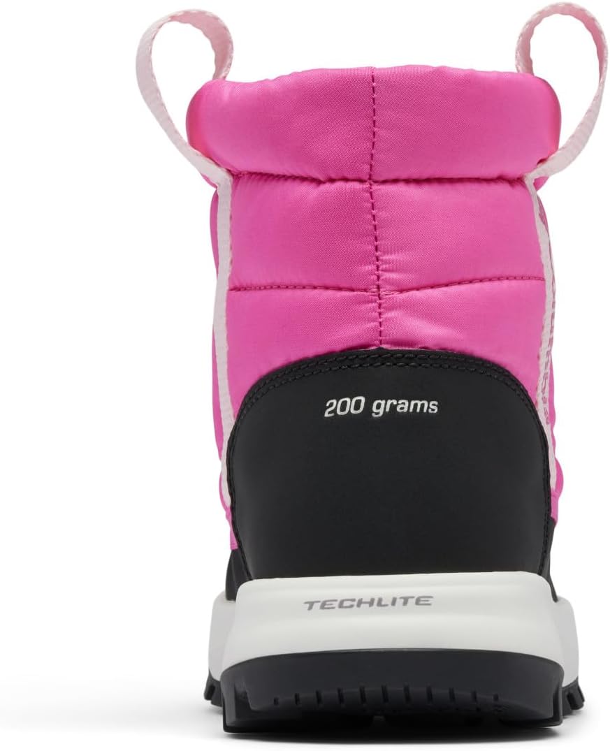 Columbia unisex-child Snowtrot Mid, Pink Ice/Satin Pink — фото 4