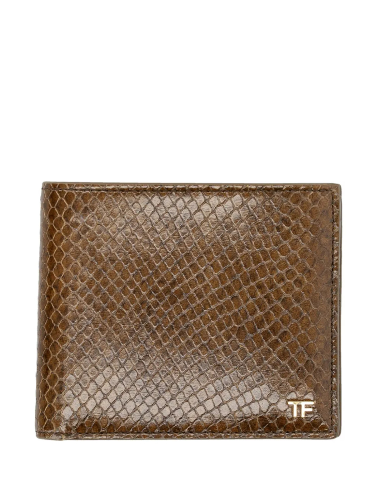 

Кошелек из тисненой кожи TOM FORD, коричневый