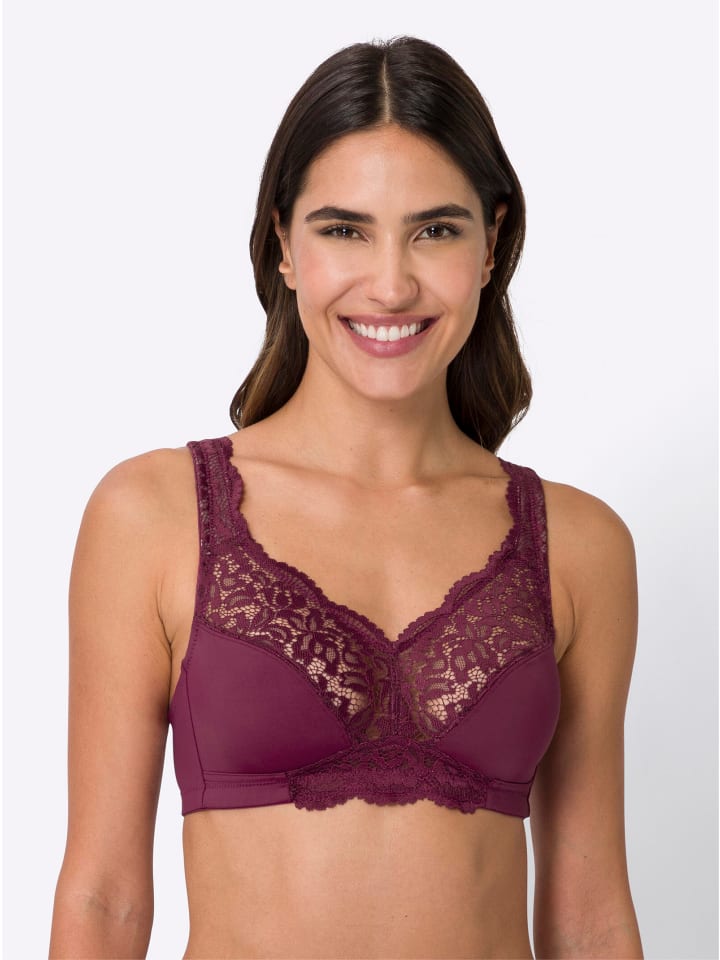 

Бюстгальтер без косточек Sieh an!, бордовый