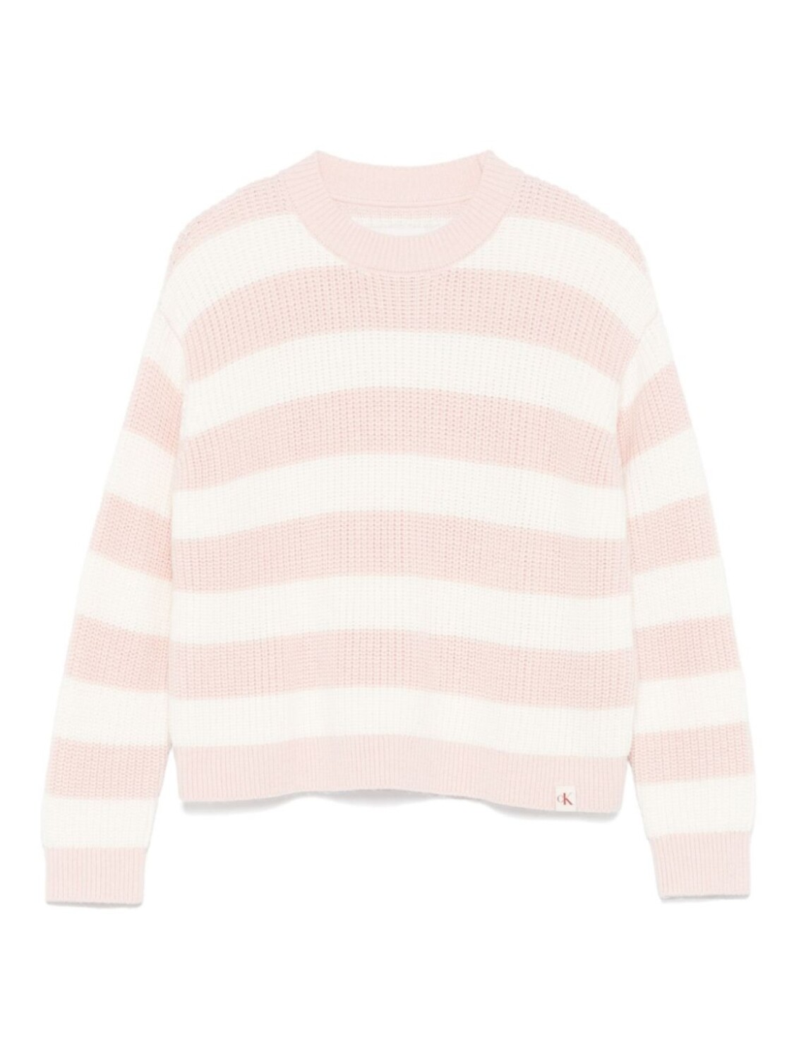 

Свитер в полоску Calvin Klein Kids, розовый