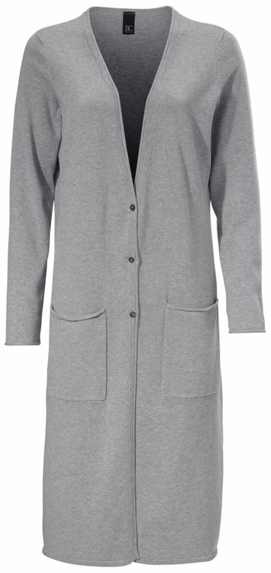 

Вязаный кардиган heine Knit Cardigan, пятнистый серый