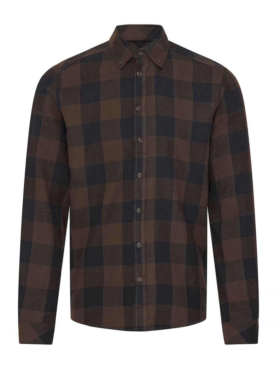 

Рубашка на пуговицах классического кроя BLEND BHOrma, коричневый