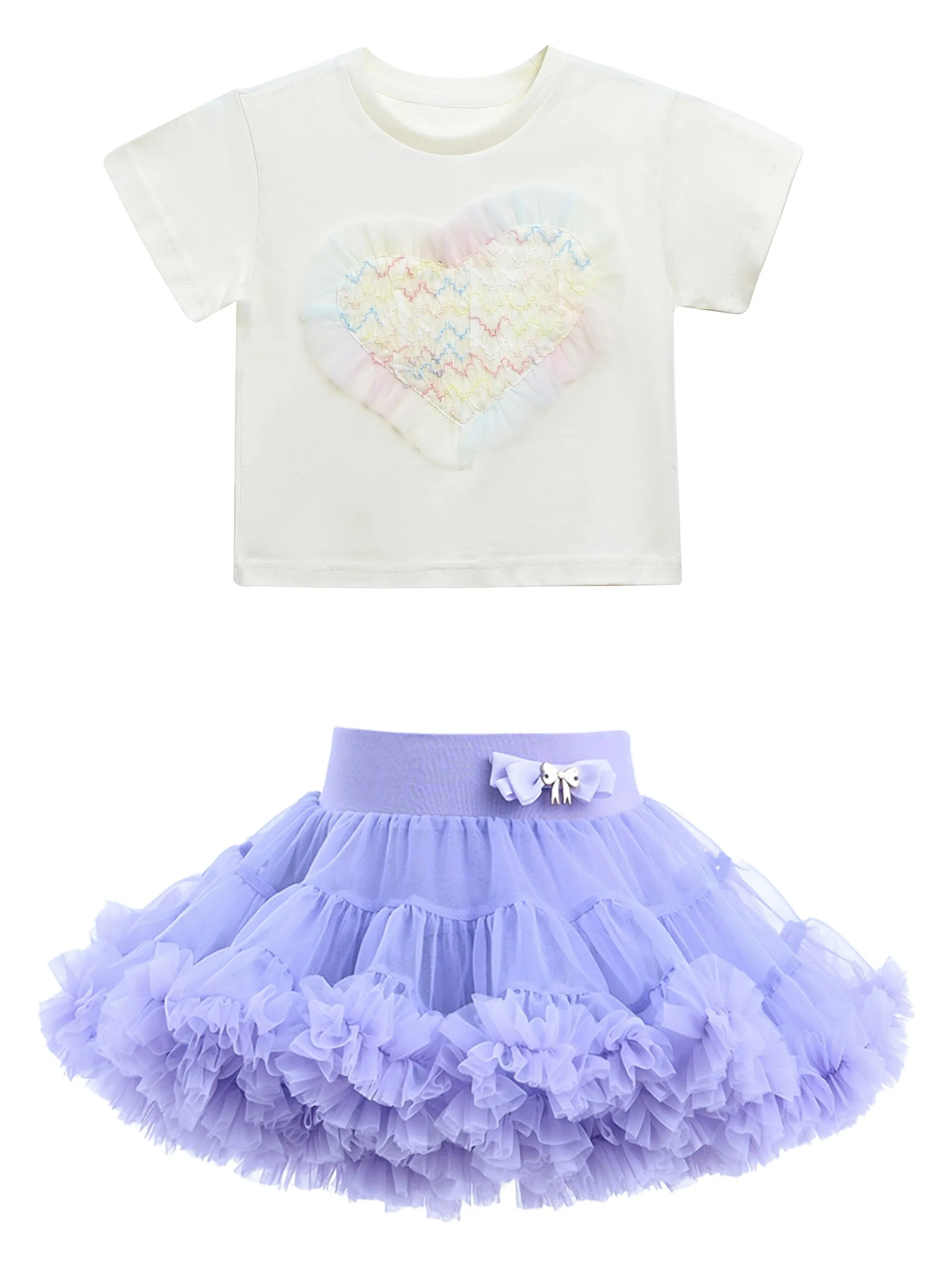 

Комплект Briona Heart из топа и юбки Mimi Tutu, фиолетовый