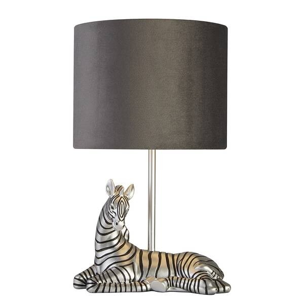 

Настольная лампа searchlight Zebra цвет silber/grau