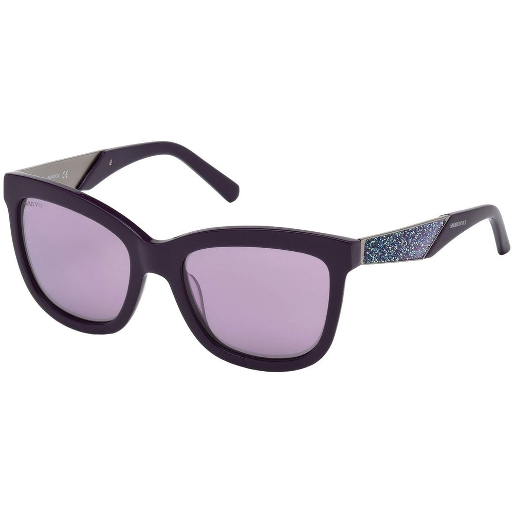 

Фиолетовые пластиковые солнцезащитные очки Swarovski